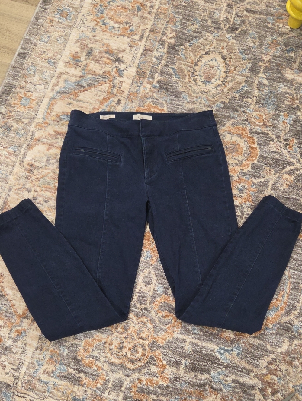 LOFY Navy Skinny Ankle Pants